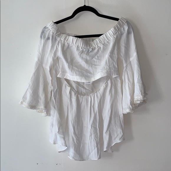 ⚡️ $5 FLASH SALE! ⚡️NWT Forever 21 Off Shoulder Woven Top - Picture 5 of 10